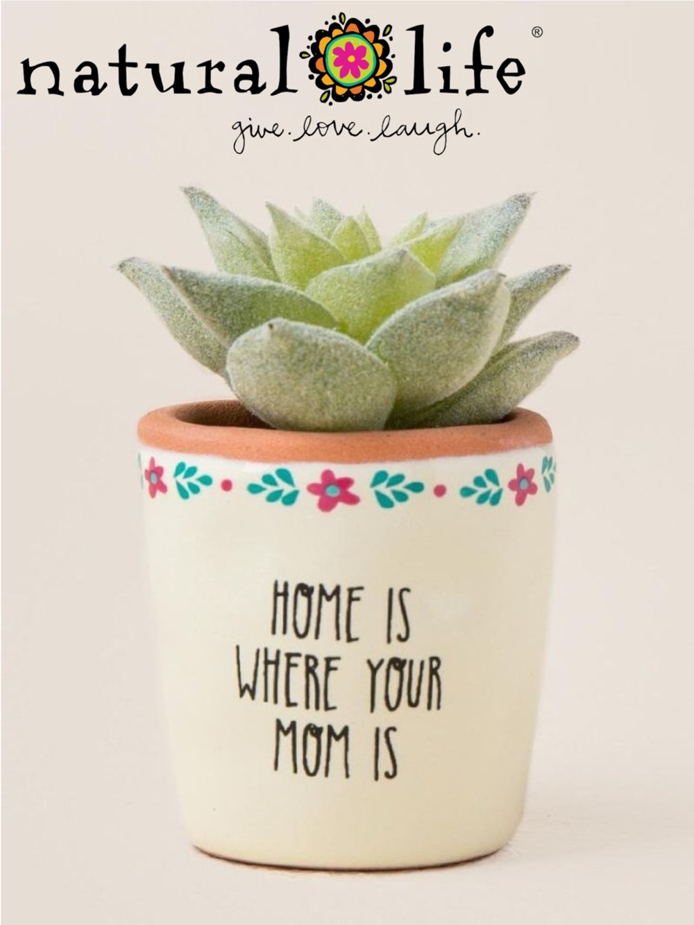 Natural Life Mini Faux Succulent